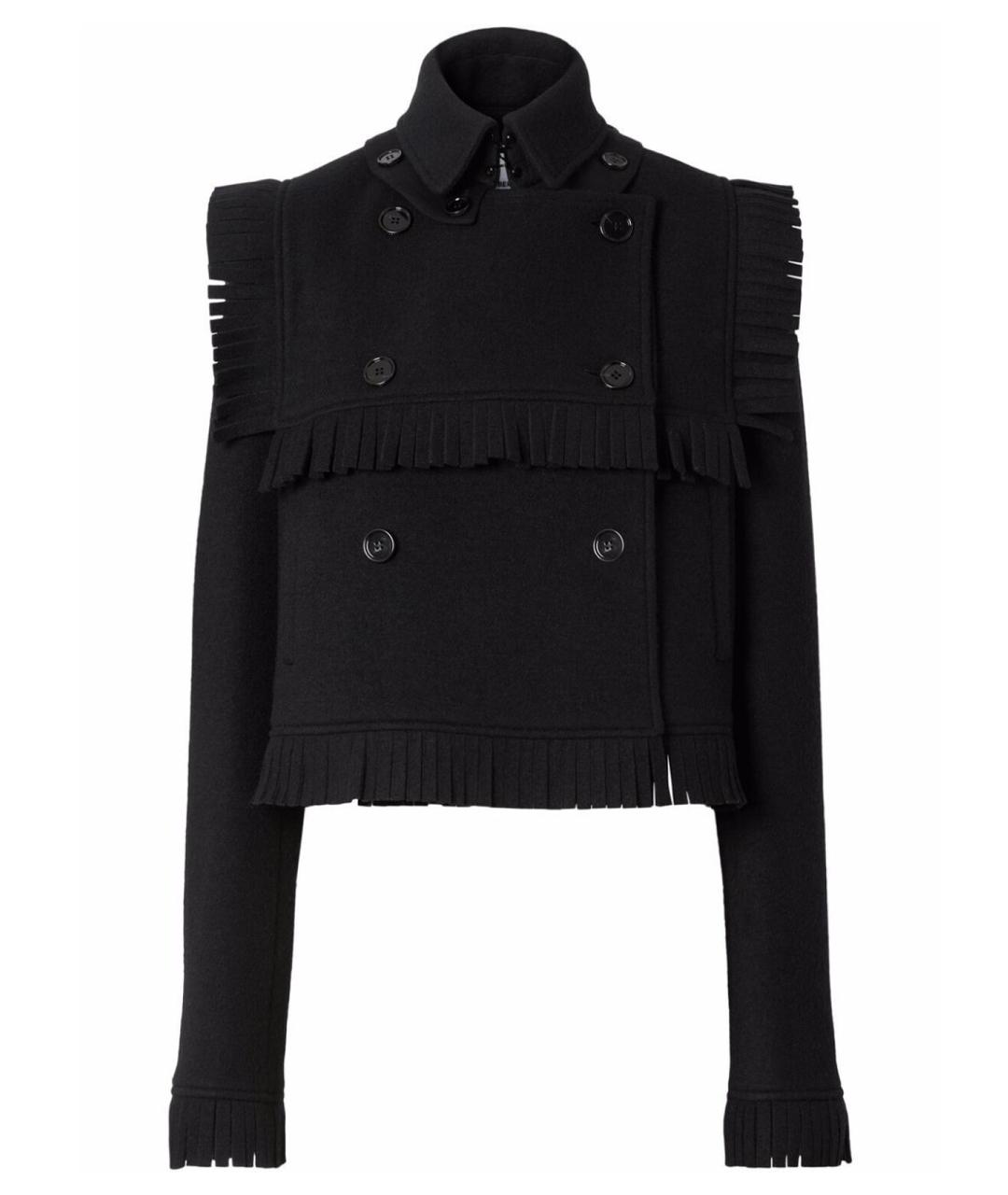 BURBERRY Черный кашемировый жакет/пиджак, фото 1