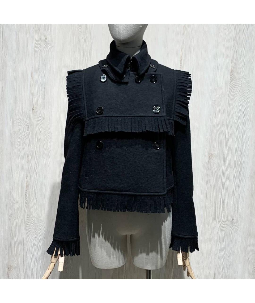 BURBERRY Черный кашемировый жакет/пиджак, фото 8