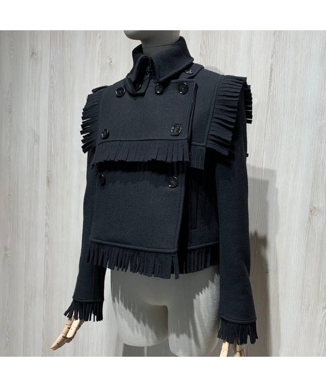 BURBERRY Черный кашемировый жакет/пиджак, фото 2