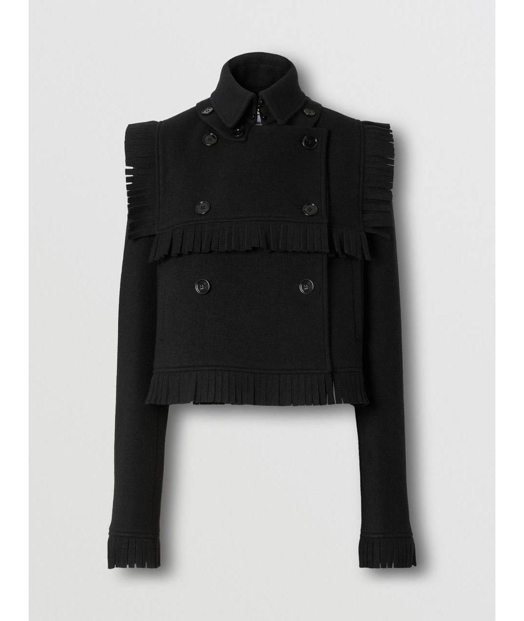 BURBERRY Черный кашемировый жакет/пиджак, фото 3