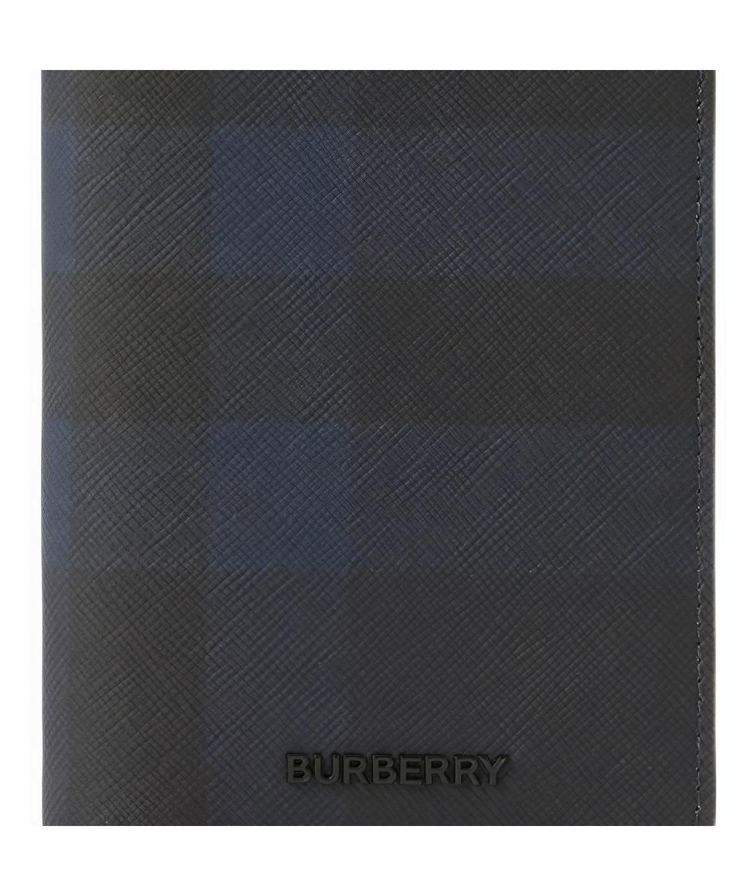 BURBERRY Синий кошелек, фото 5