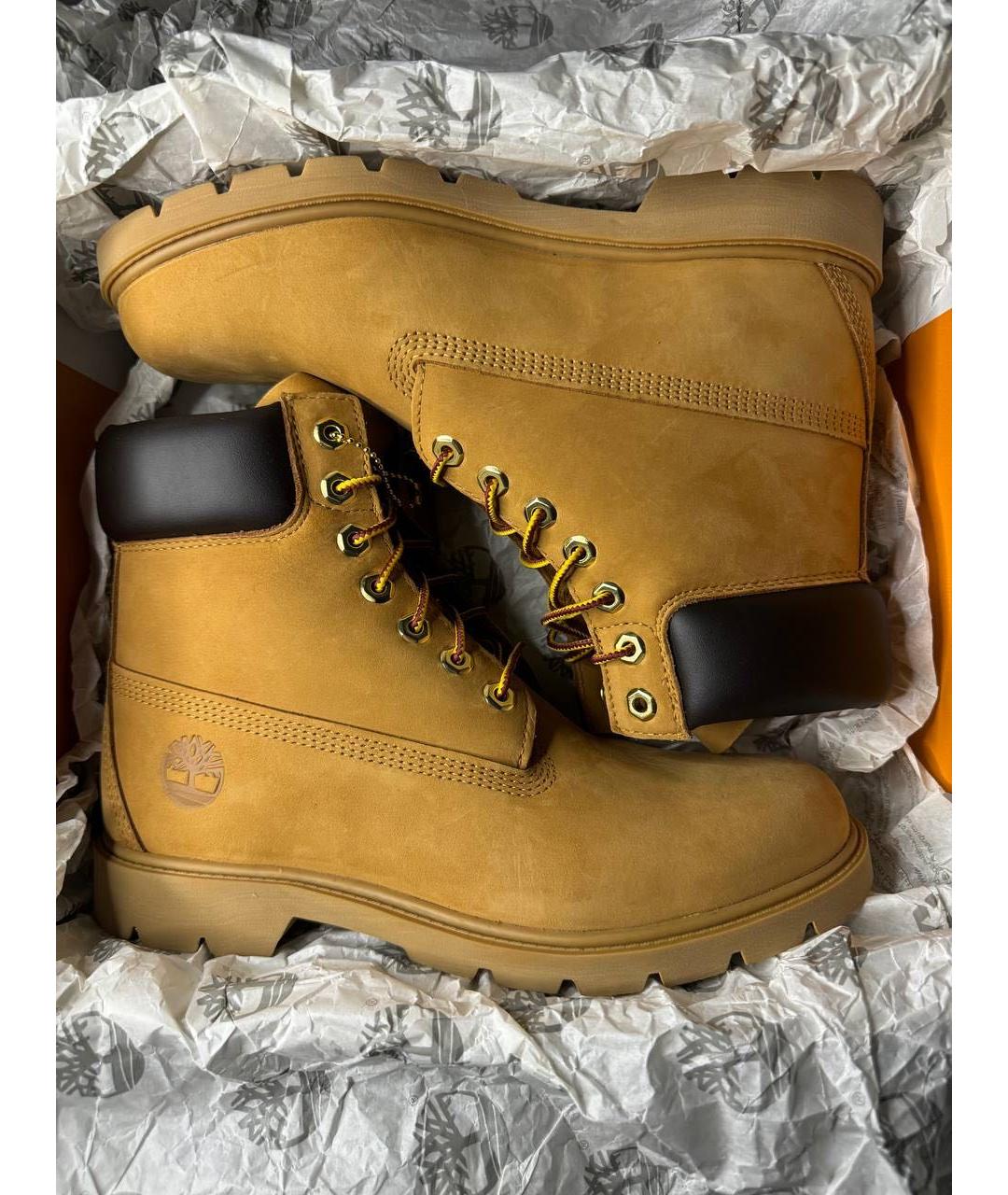 TIMBERLAND Бежевые высокие ботинки, фото 3