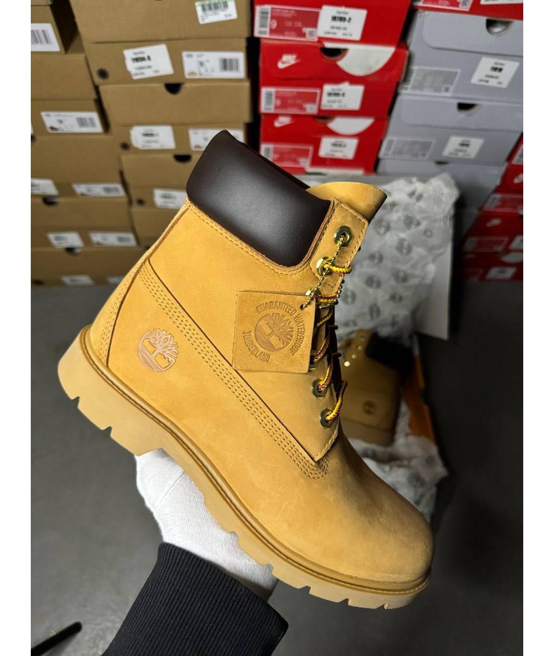 TIMBERLAND Бежевые высокие ботинки, фото 4