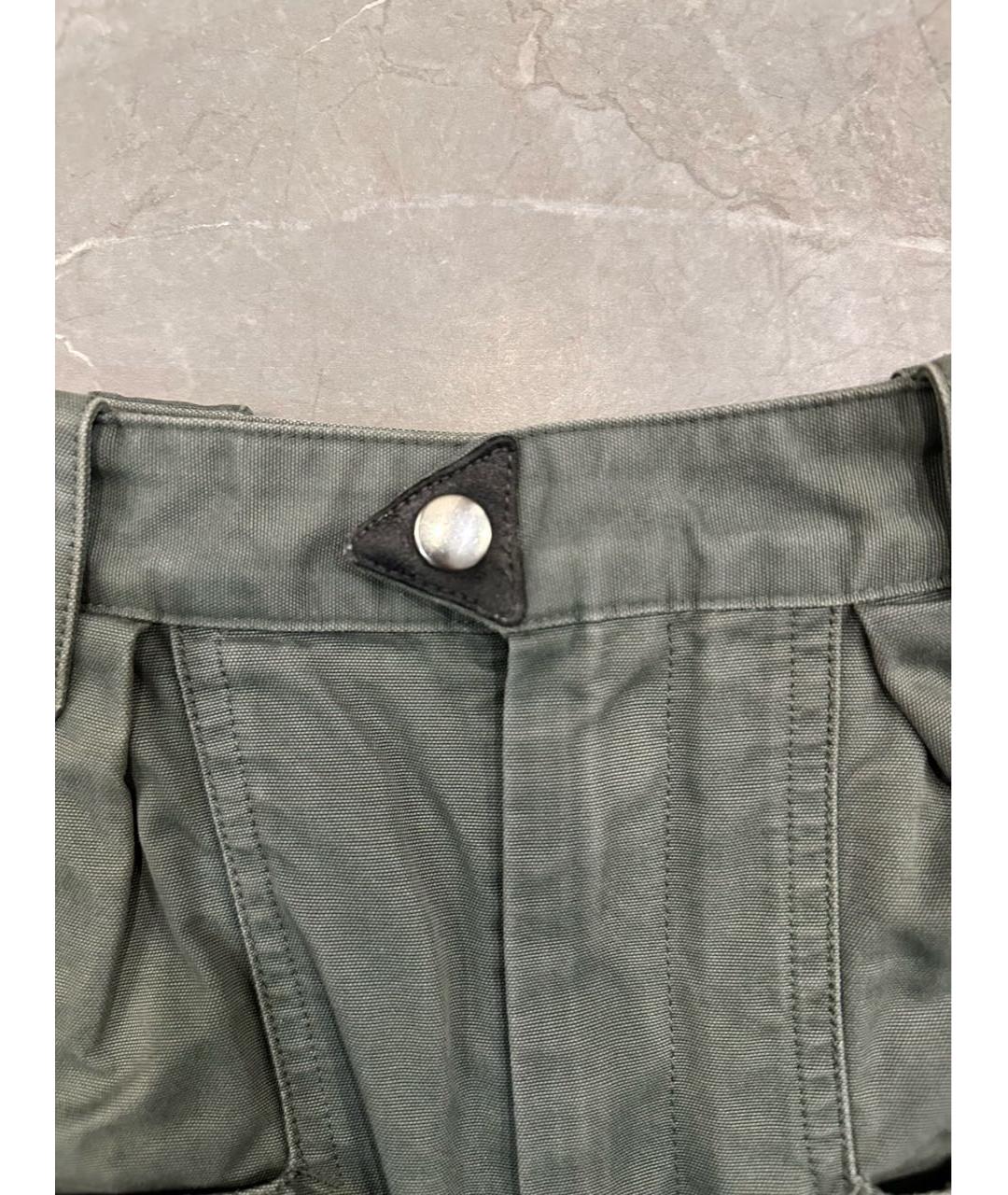 ISABEL MARANT ETOILE Хаки хлопковые шорты, фото 4