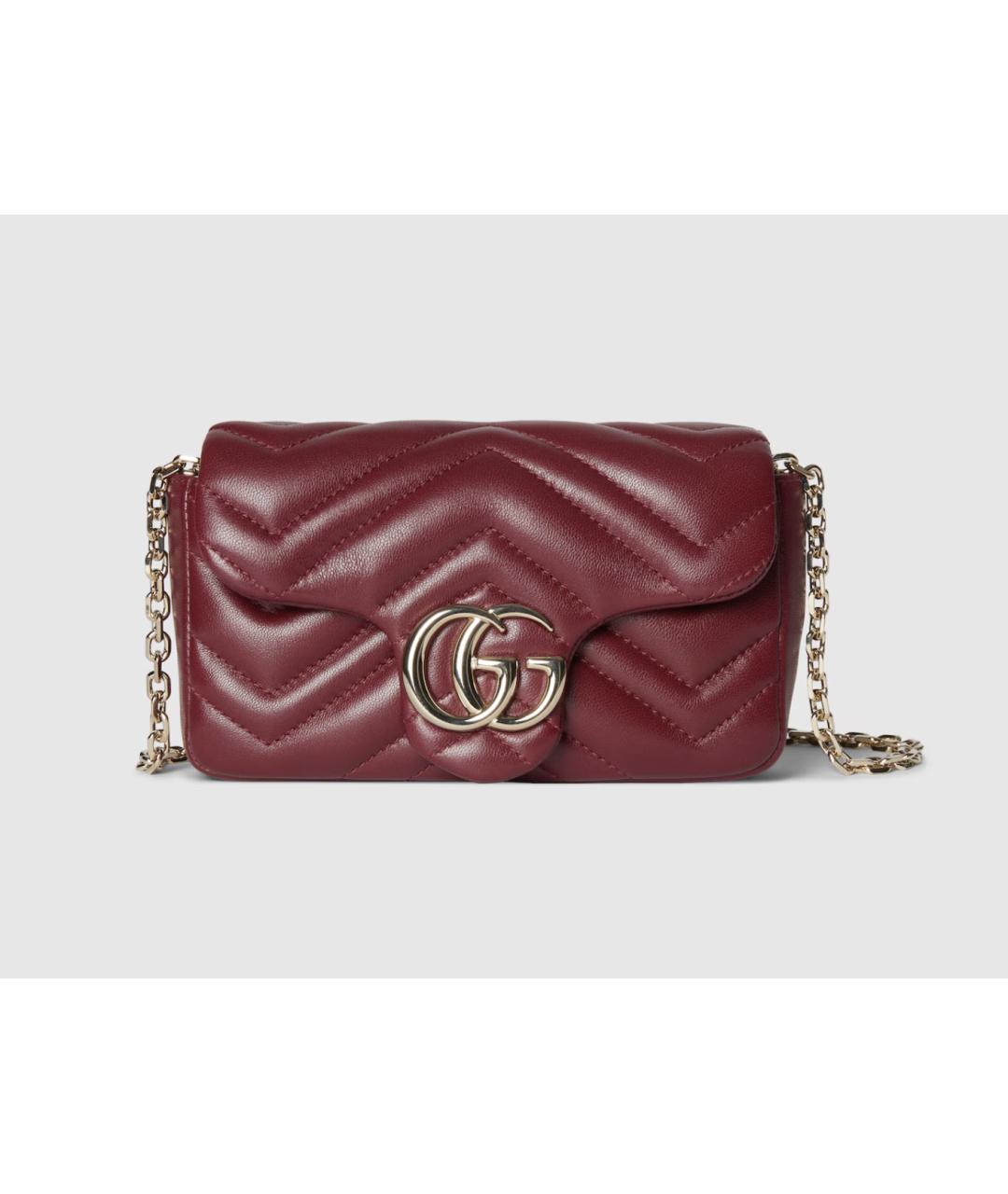 GUCCI Антрацитовая кожаная сумка через плечо, фото 7