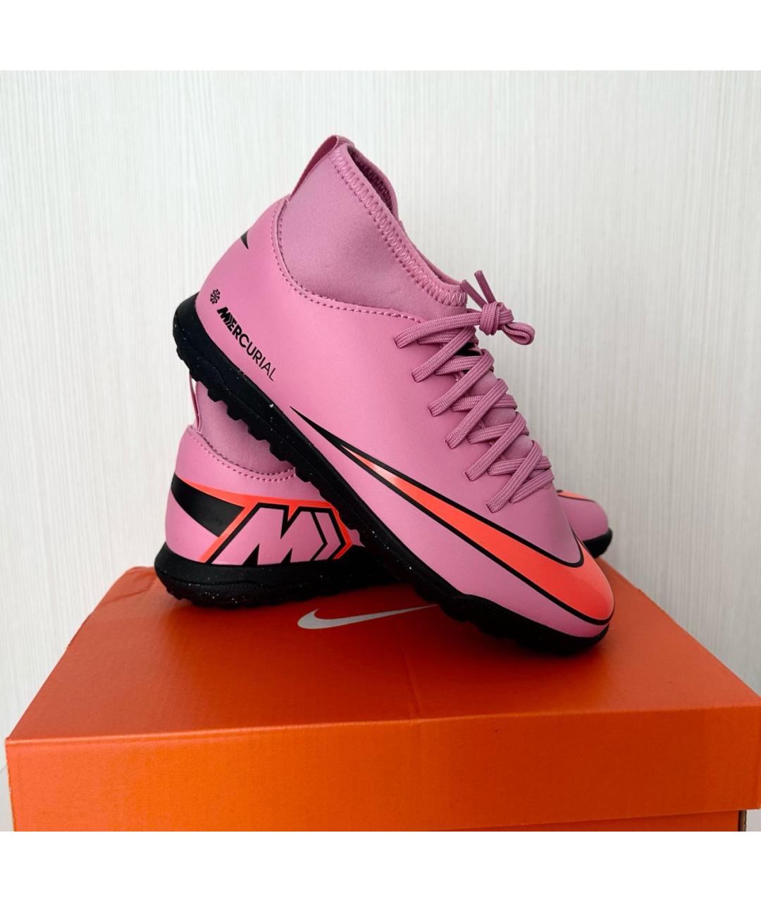 NIKE Розовые кеды, фото 2