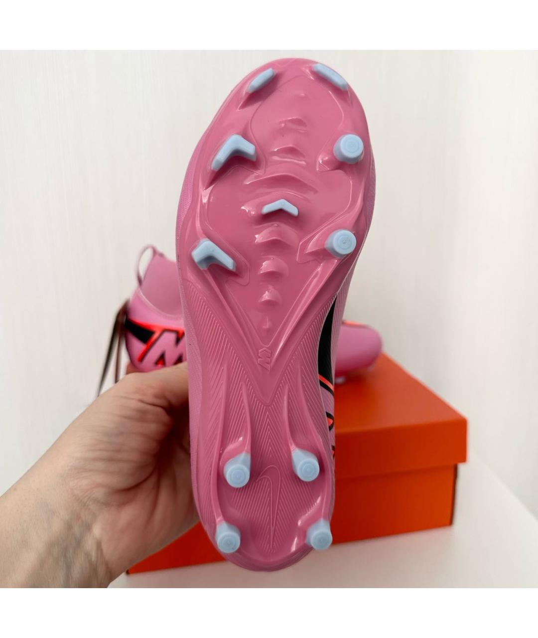 NIKE Розовые кеды, фото 4