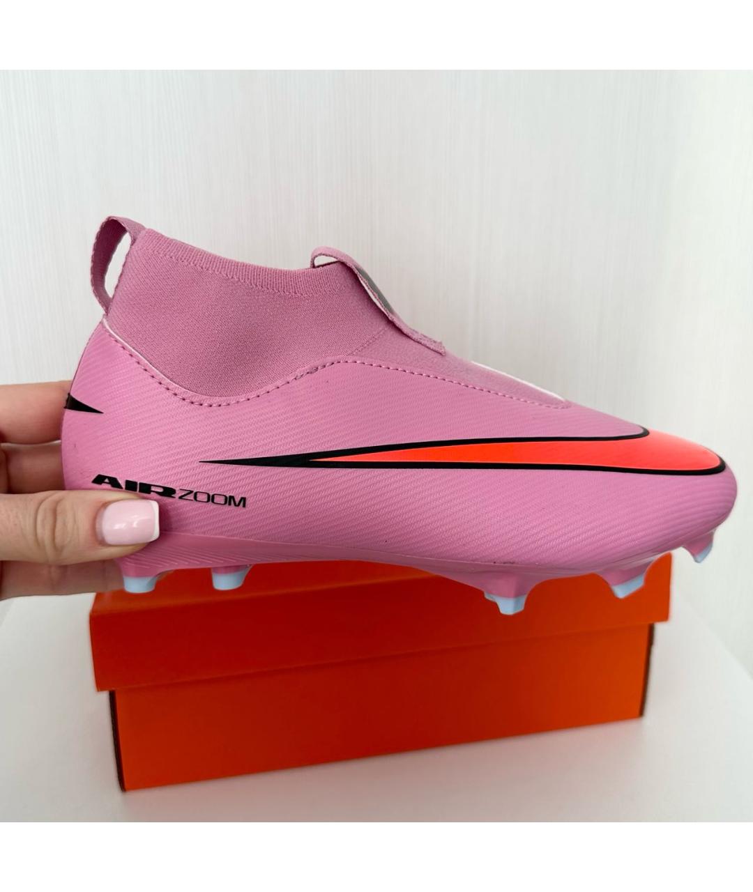 NIKE Розовые кеды, фото 3