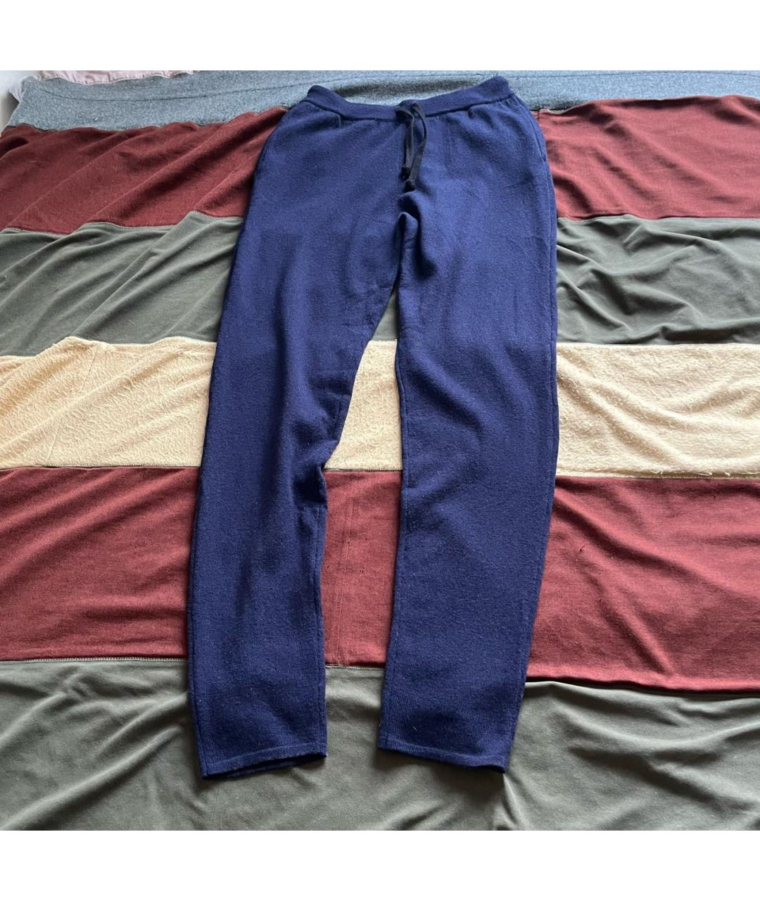 12 STOREEZ Темно-синие шерстяные брюки узкие, фото 8