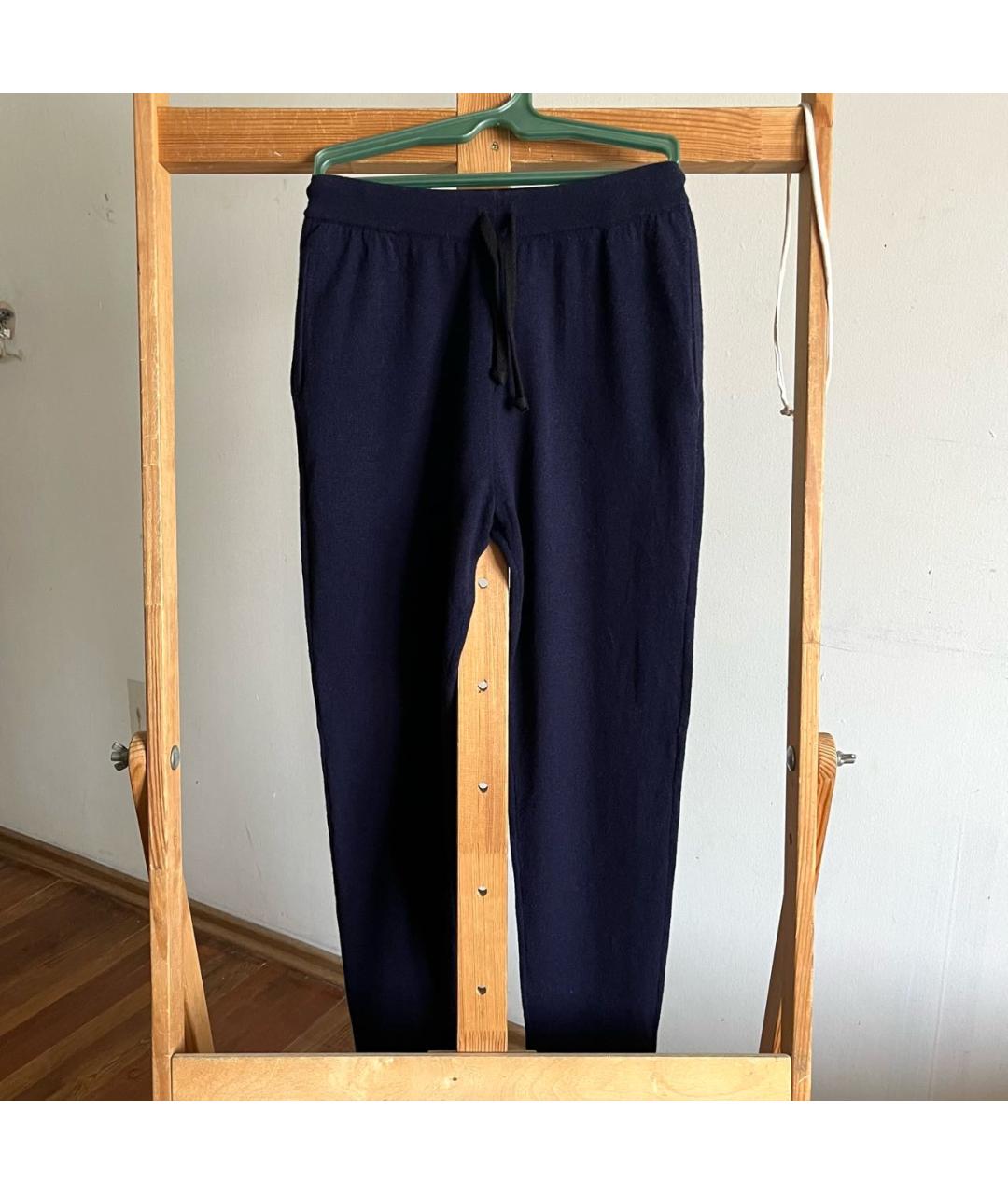 12 STOREEZ Темно-синие шерстяные брюки узкие, фото 7