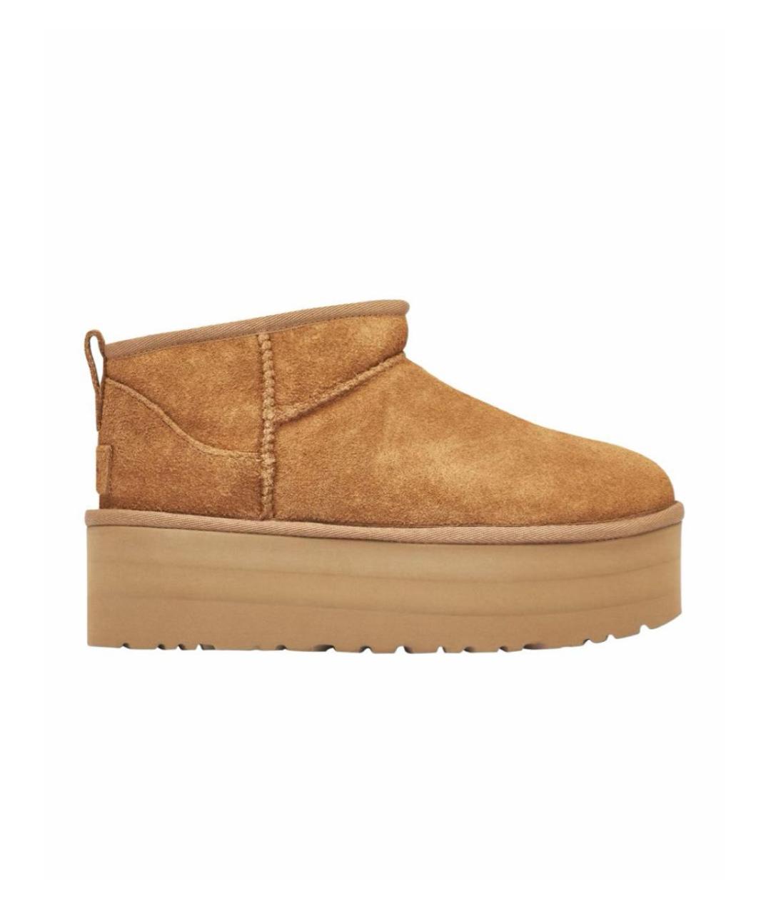 UGG AUSTRALIA Бежевые замшевые ботинки, фото 1