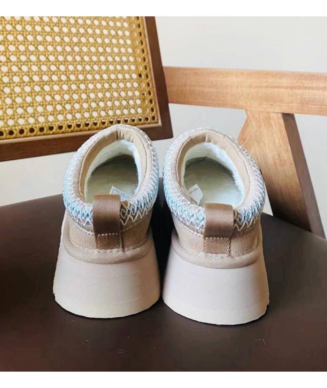 UGG AUSTRALIA Белые замшевые ботинки, фото 7