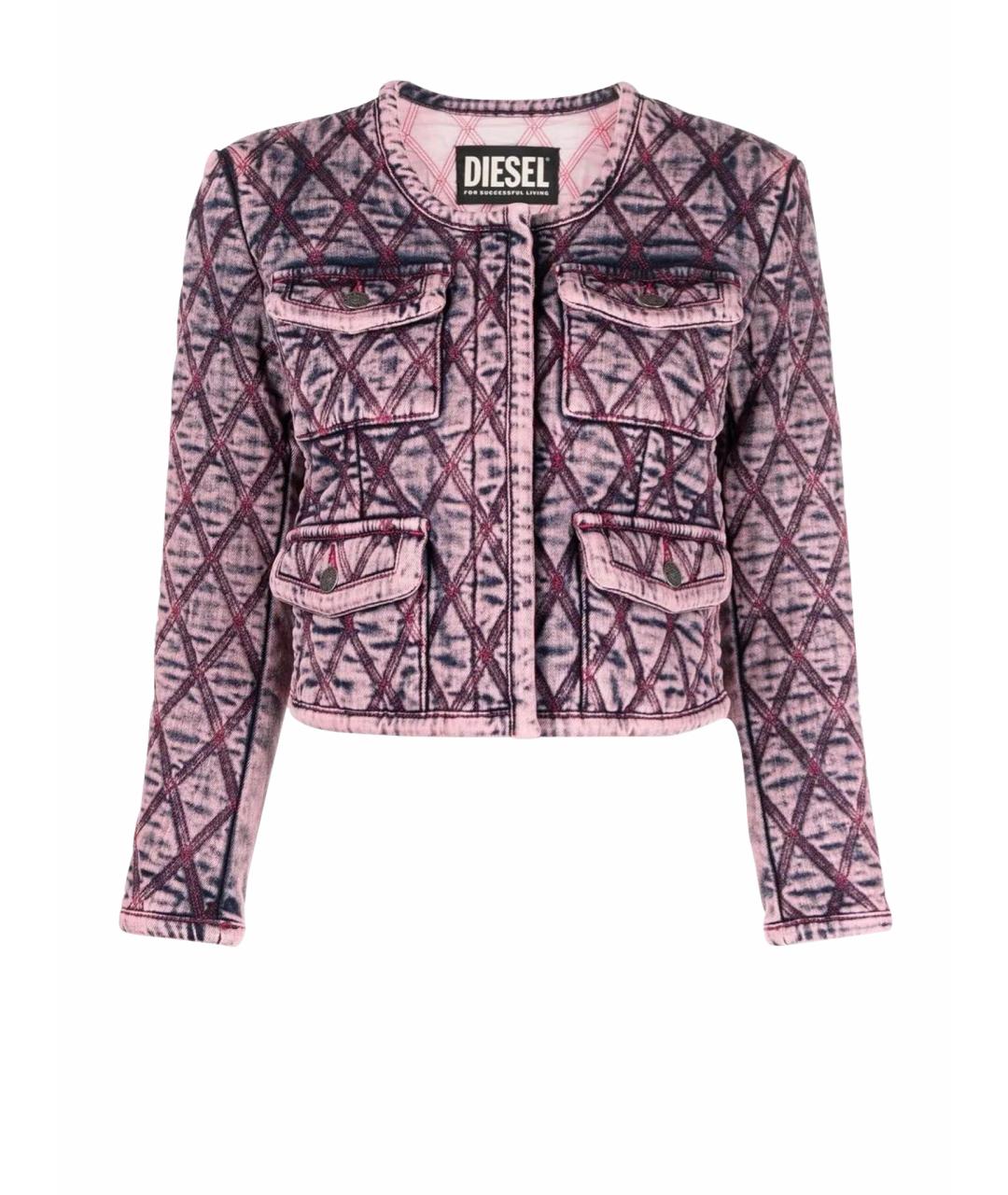 DIESEL Розовая деним куртка, фото 4