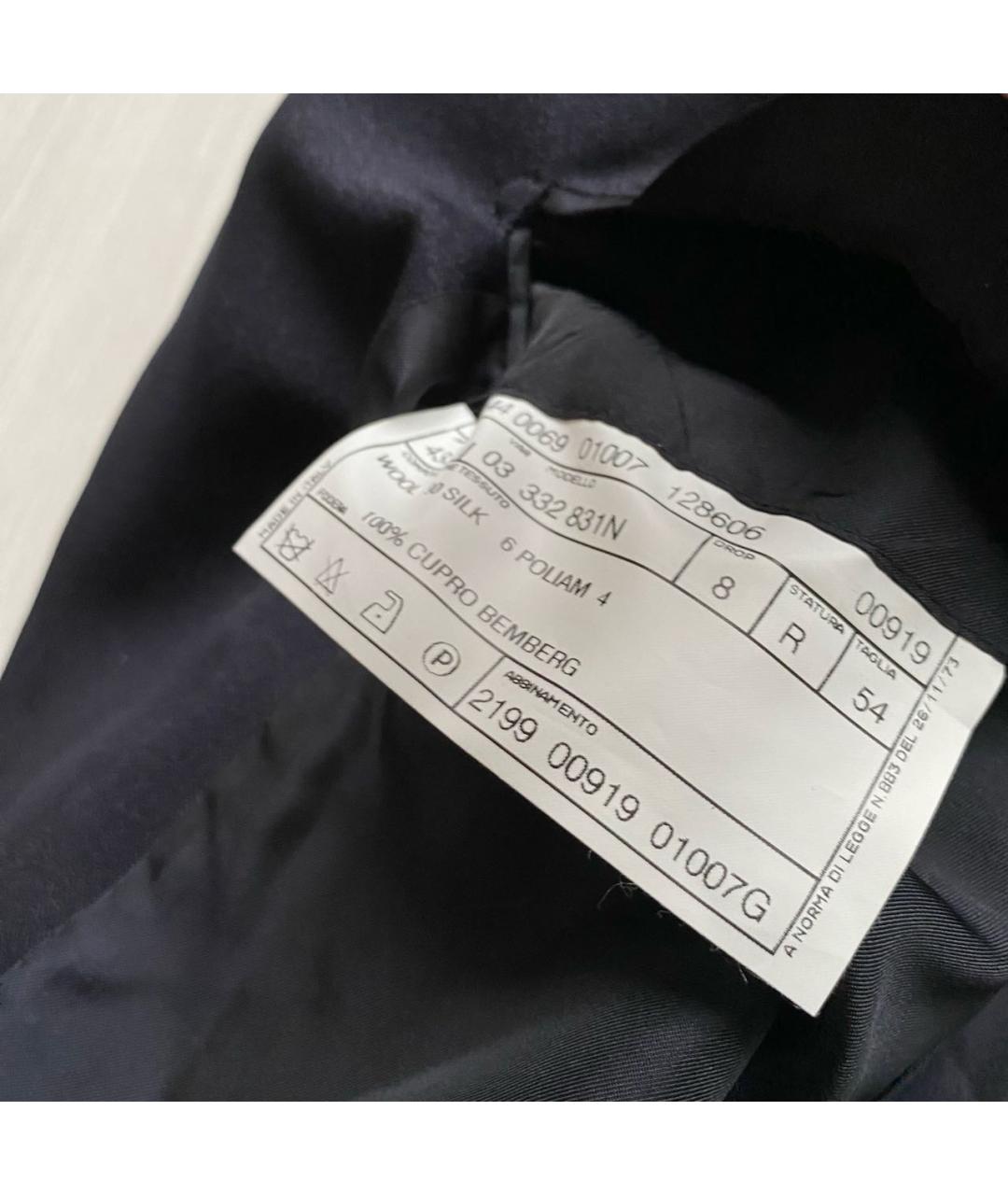 PAL ZILERI Антрацитовый шерстяной пиджак, фото 7