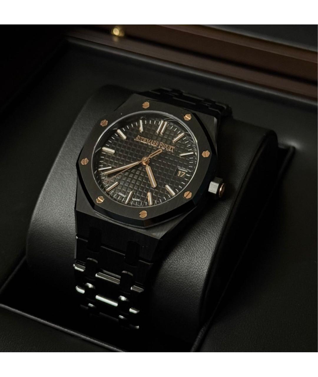 Audemars Piguet Черные керамические часы, фото 4