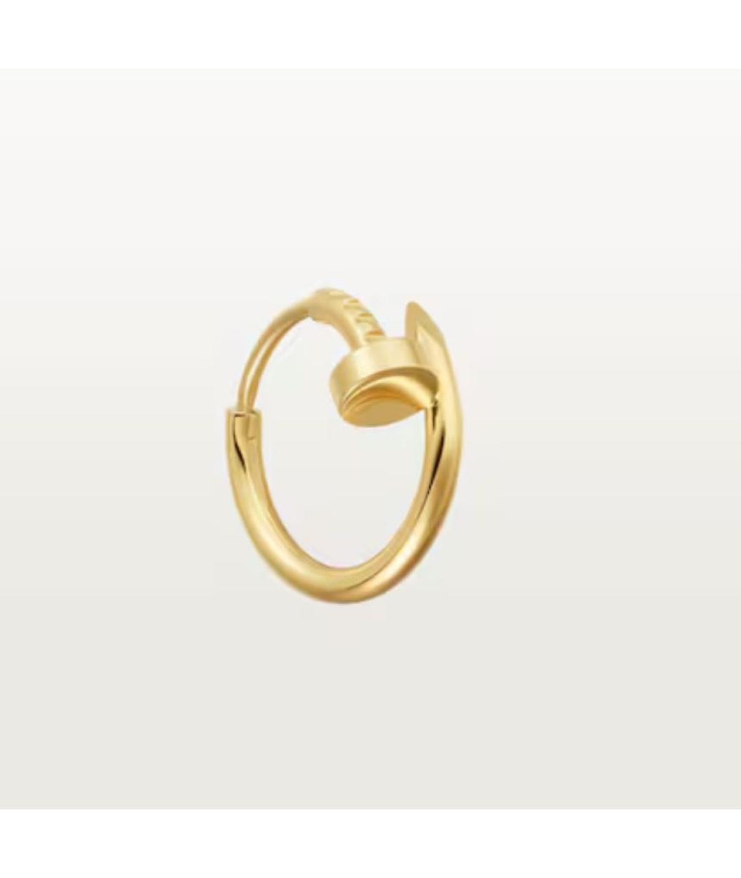 CARTIER Золотые серьги из желтого золота, фото 1