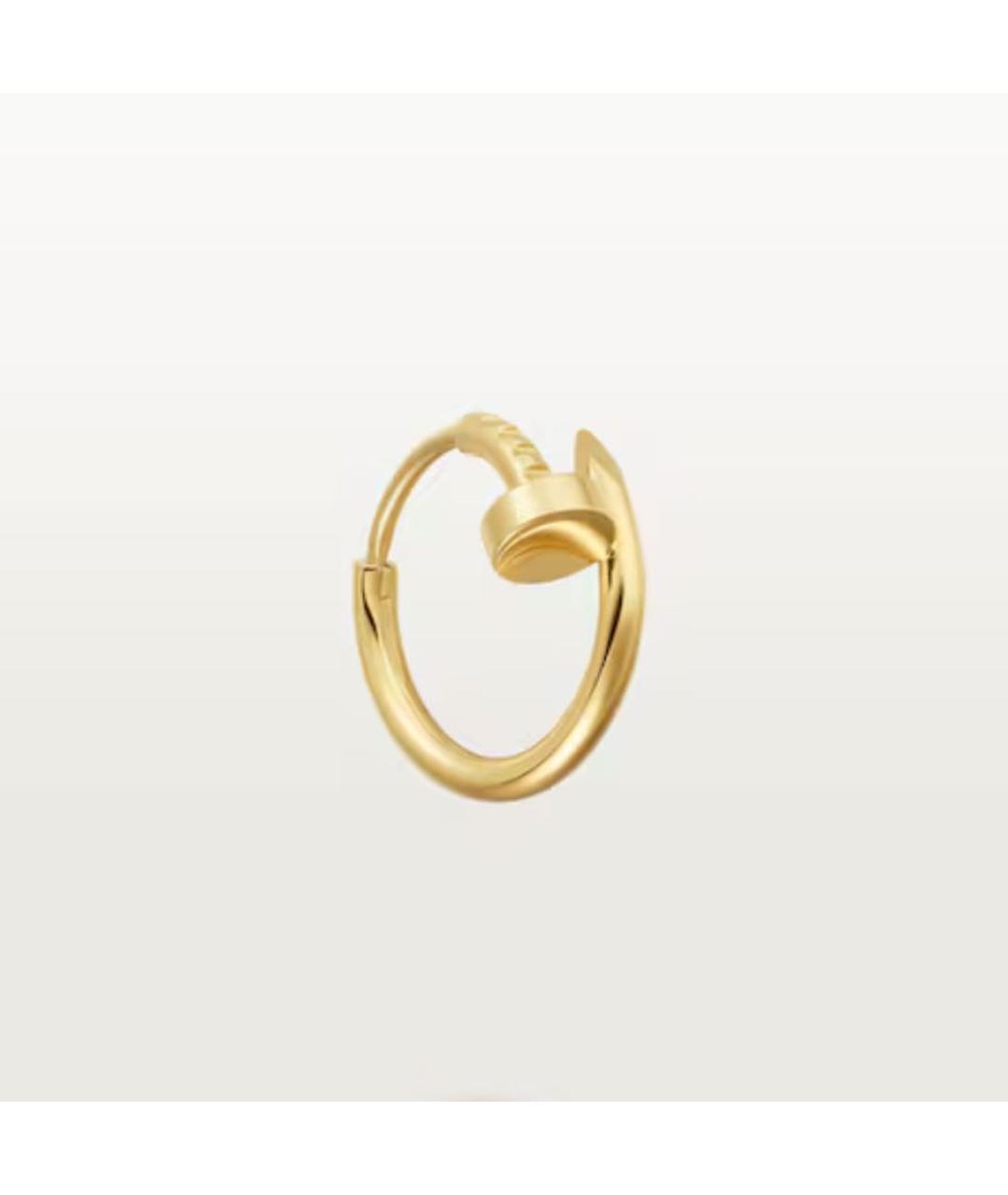 CARTIER Золотые серьги из желтого золота, фото 2