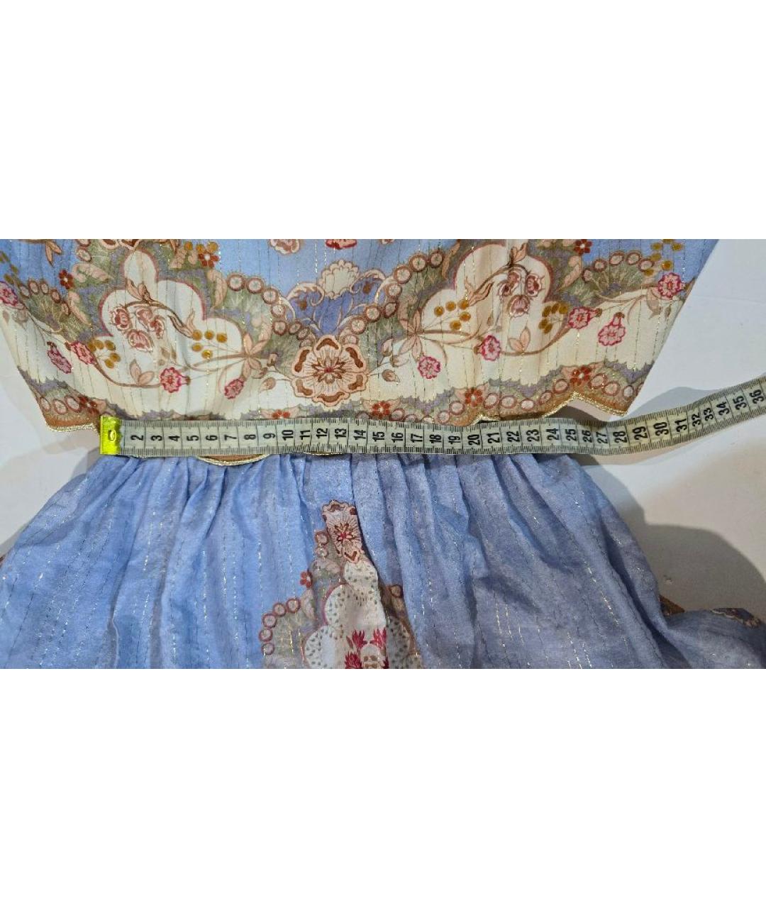 ZIMMERMANN Голубой хлопковый сарафан, фото 7