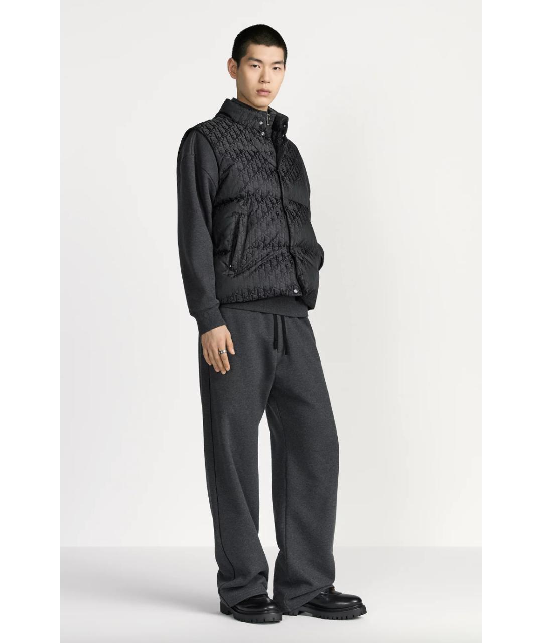 CHRISTIAN DIOR Черный полиамидовый жилет, фото 4