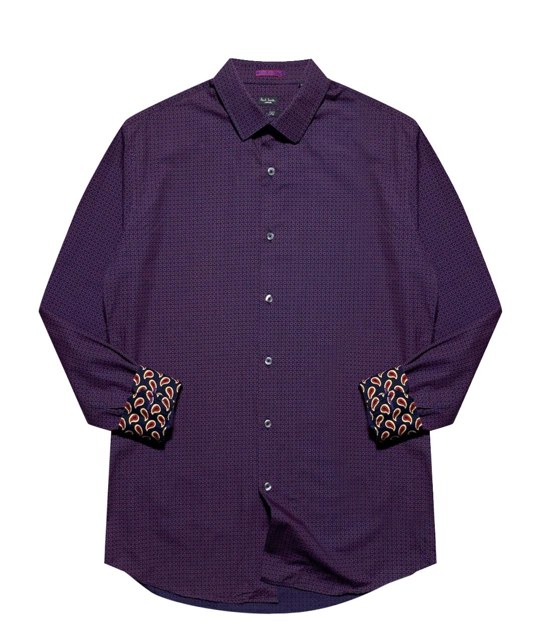 PAUL SMITH Мульти хлопковая кэжуал рубашка, фото 1