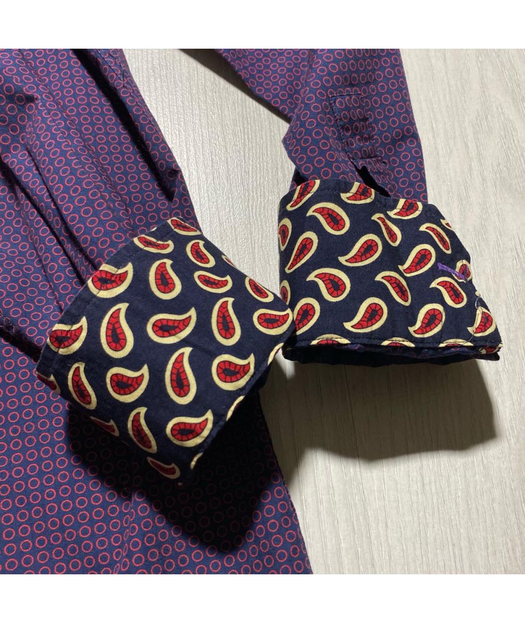 PAUL SMITH Мульти хлопковая кэжуал рубашка, фото 7