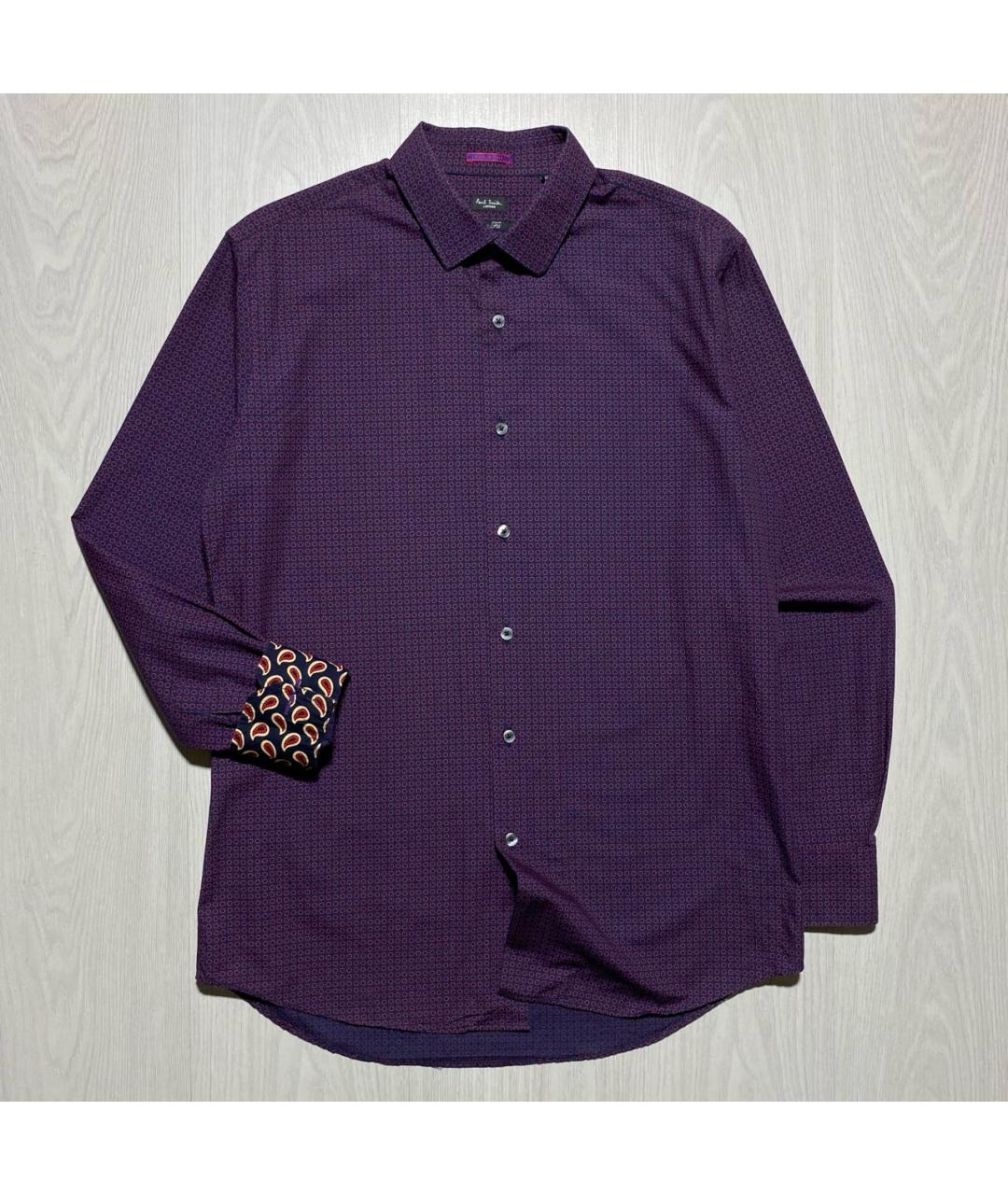 PAUL SMITH Мульти хлопковая кэжуал рубашка, фото 8