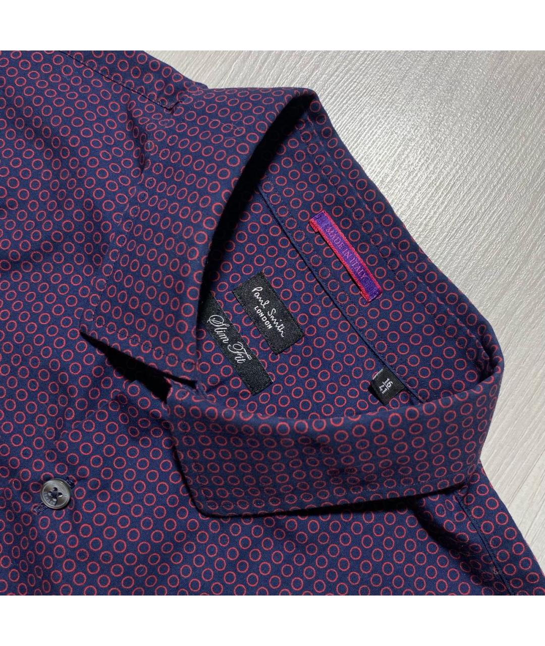 PAUL SMITH Мульти хлопковая кэжуал рубашка, фото 4