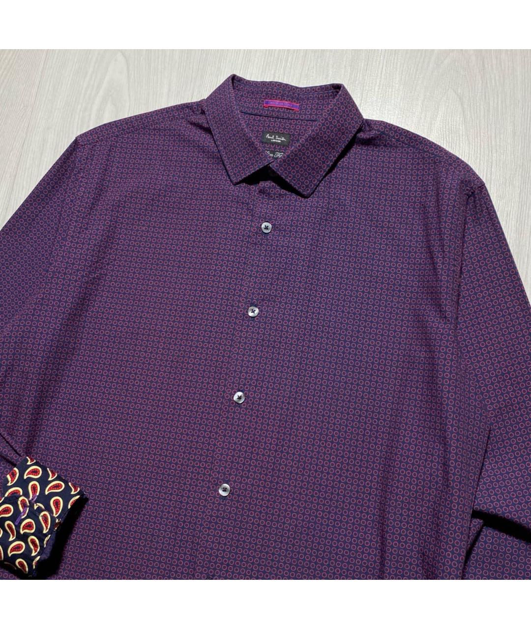 PAUL SMITH Мульти хлопковая кэжуал рубашка, фото 3