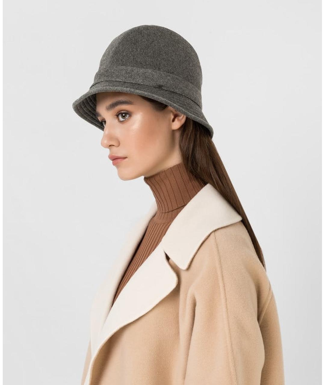 LORO PIANA Серая кашемировая панама, фото 2
