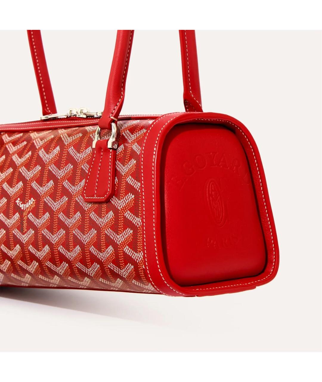 GOYARD Красная сумка через плечо, фото 4