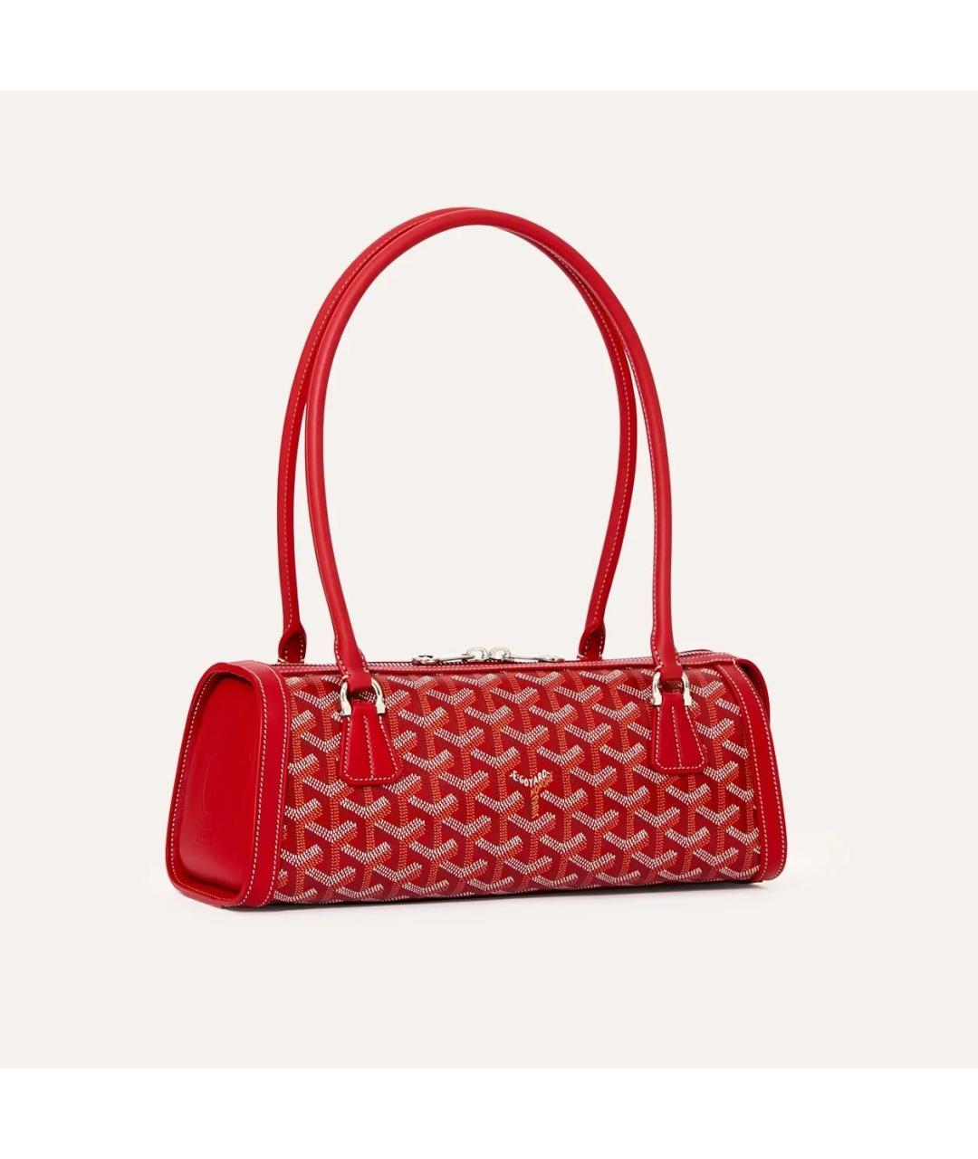 GOYARD Красная сумка через плечо, фото 6