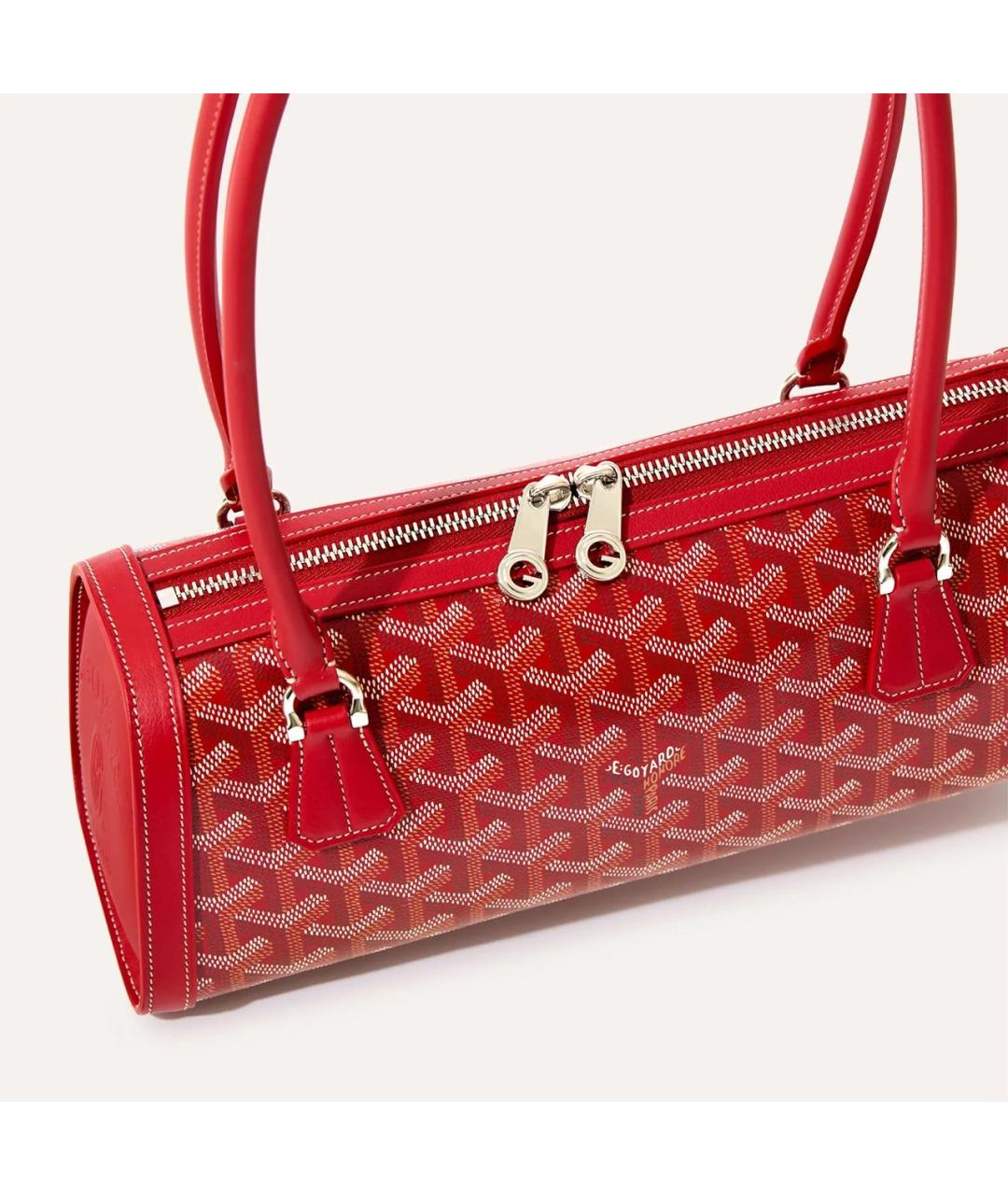 GOYARD Красная сумка через плечо, фото 2