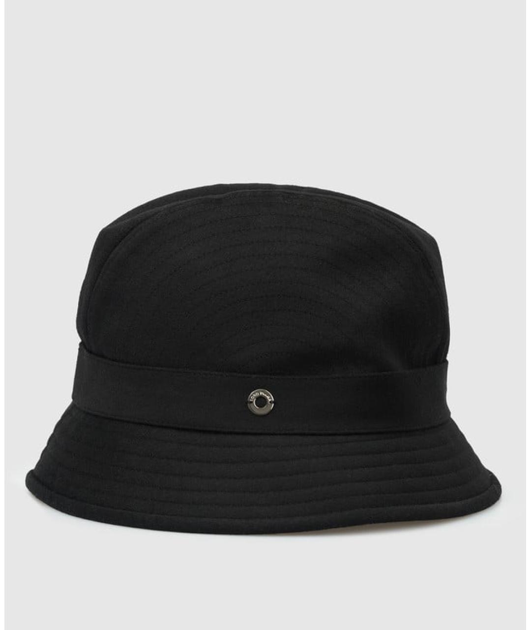 LORO PIANA Черная кашемировая панама, фото 3