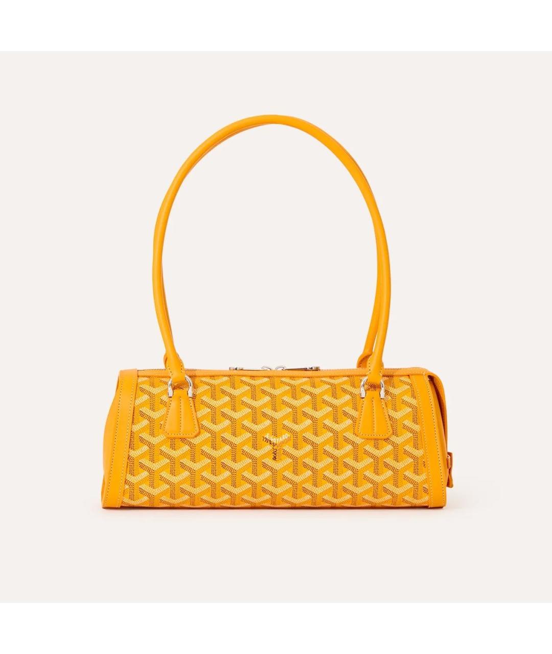 GOYARD Желтая сумка через плечо, фото 3