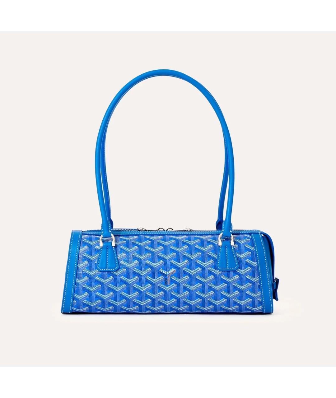 GOYARD Синяя сумка через плечо, фото 3