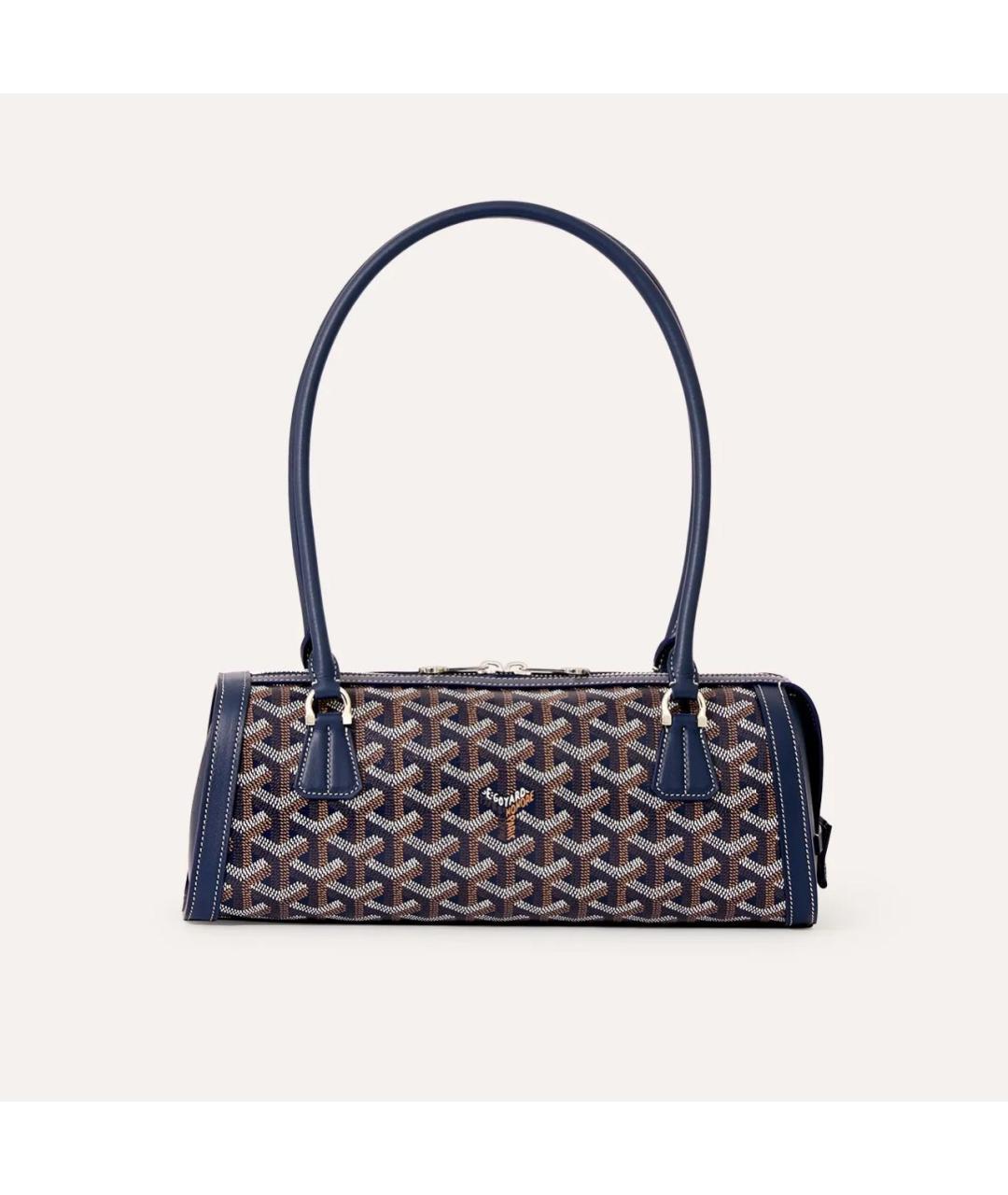 GOYARD Темно-синяя сумка через плечо, фото 3