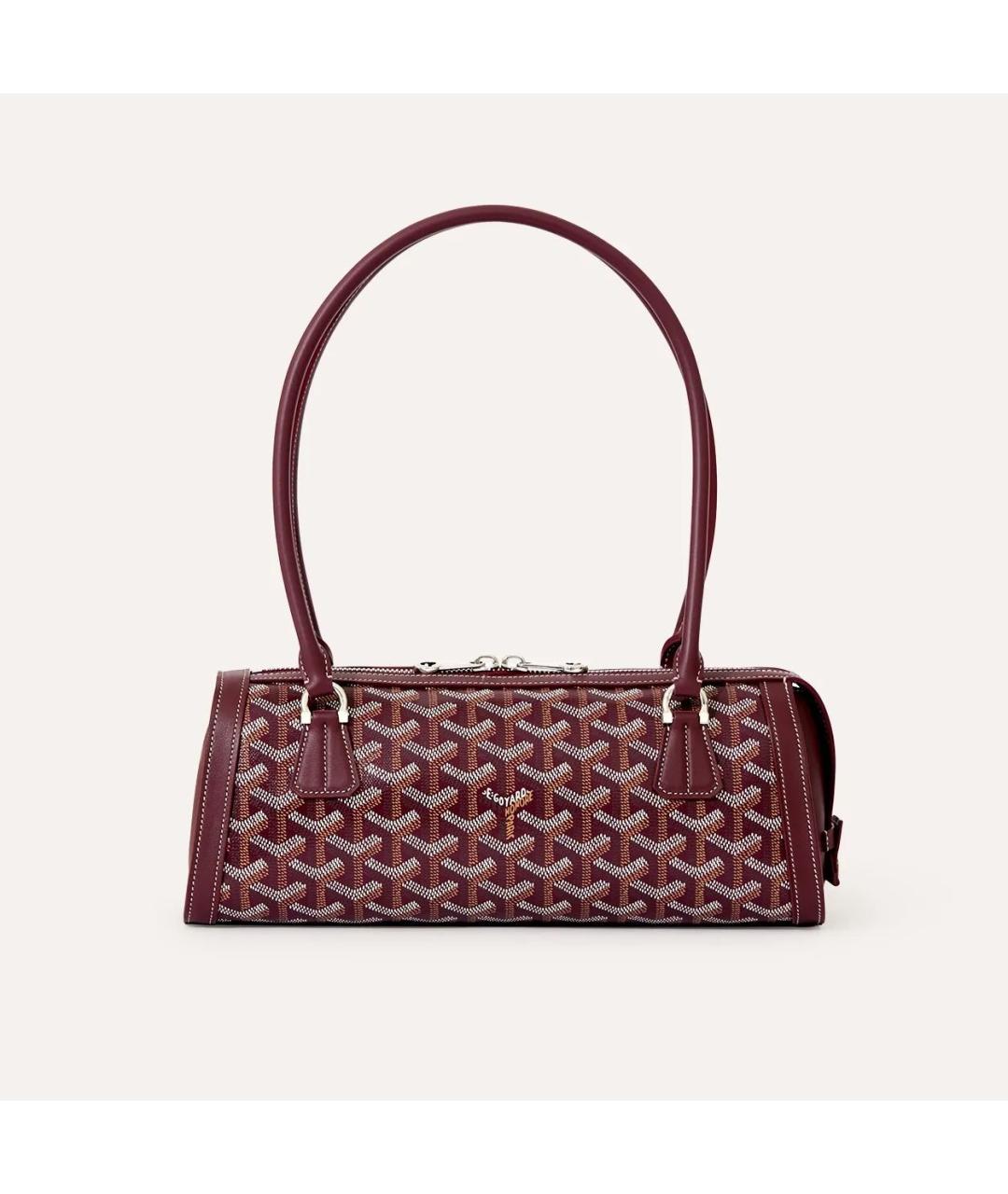 GOYARD Бордовая сумка через плечо, фото 3