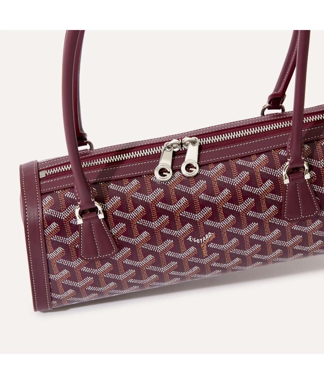 GOYARD Бордовая сумка через плечо, фото 2