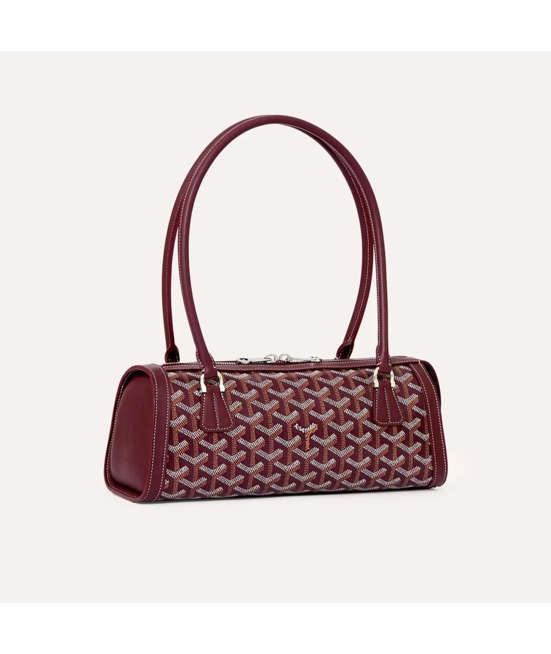 GOYARD Бордовая сумка через плечо, фото 6