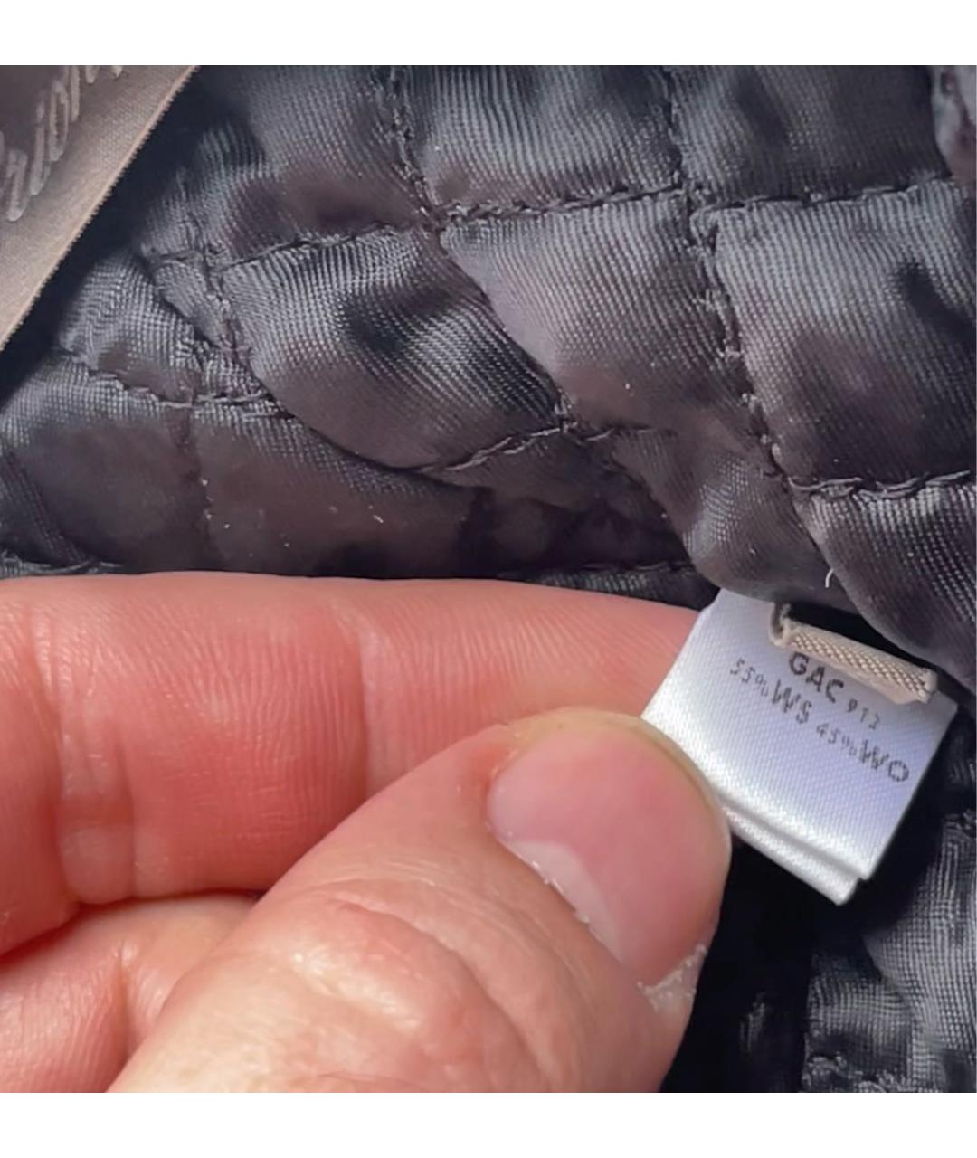 BRIONI Темно-синяя шерстяная шапка, фото 7