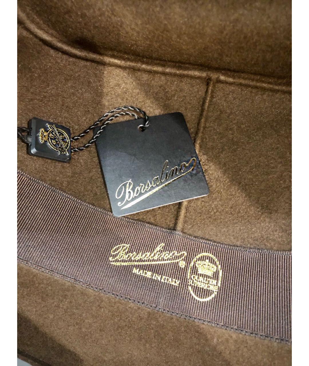 BORSALINO Коричневая шерстяная шляпа, фото 3