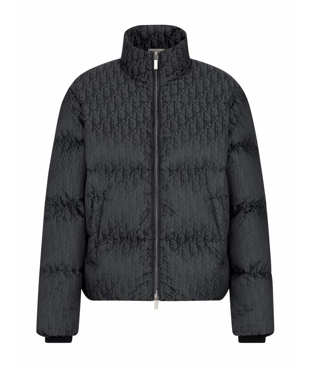 CHRISTIAN DIOR Черный полиамидовый пуховик, фото 4