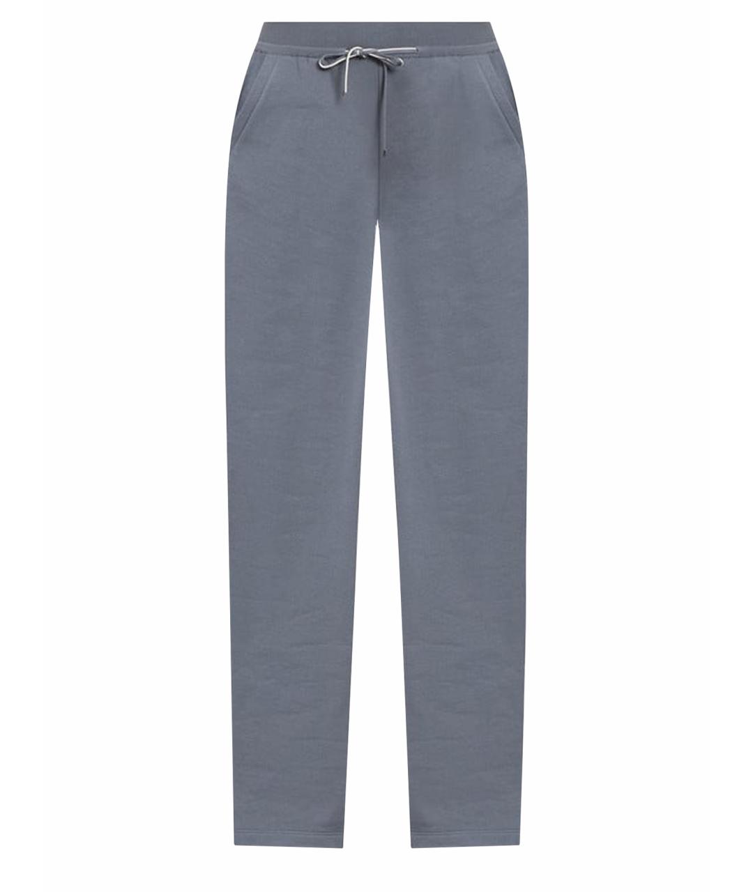 LORO PIANA Серые хлопковые спортивные брюки и шорты, фото 1