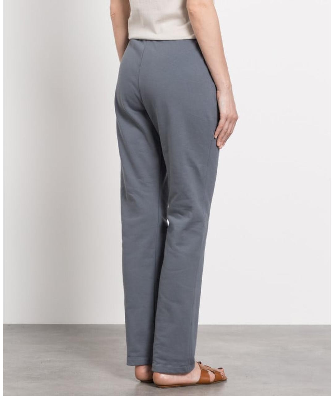 LORO PIANA Серые хлопковые спортивные брюки и шорты, фото 4