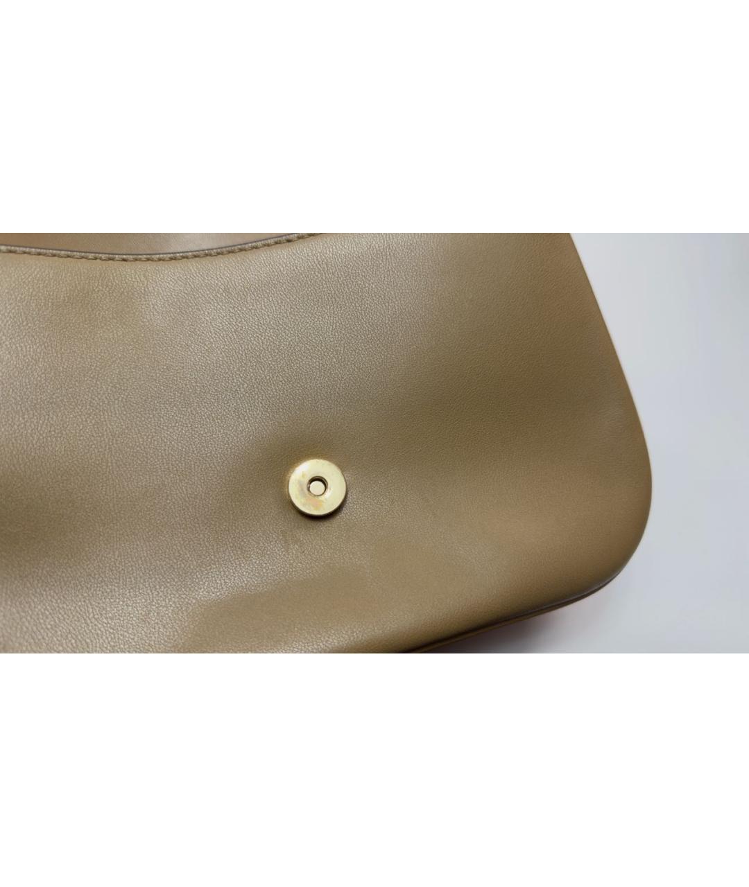 MICHAEL KORS Коричневая кожаная сумка через плечо, фото 7