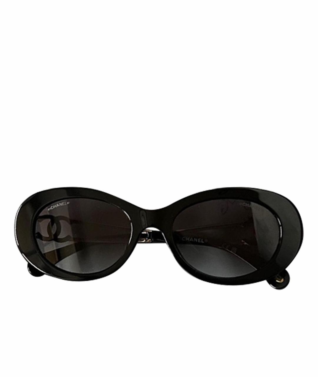 CHANEL Черные солнцезащитные очки, фото 1