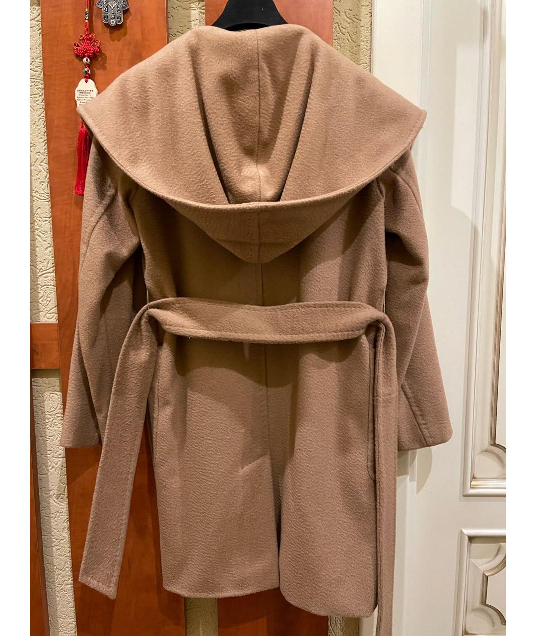 MAX MARA Бежевое шерстяное пальто, фото 2