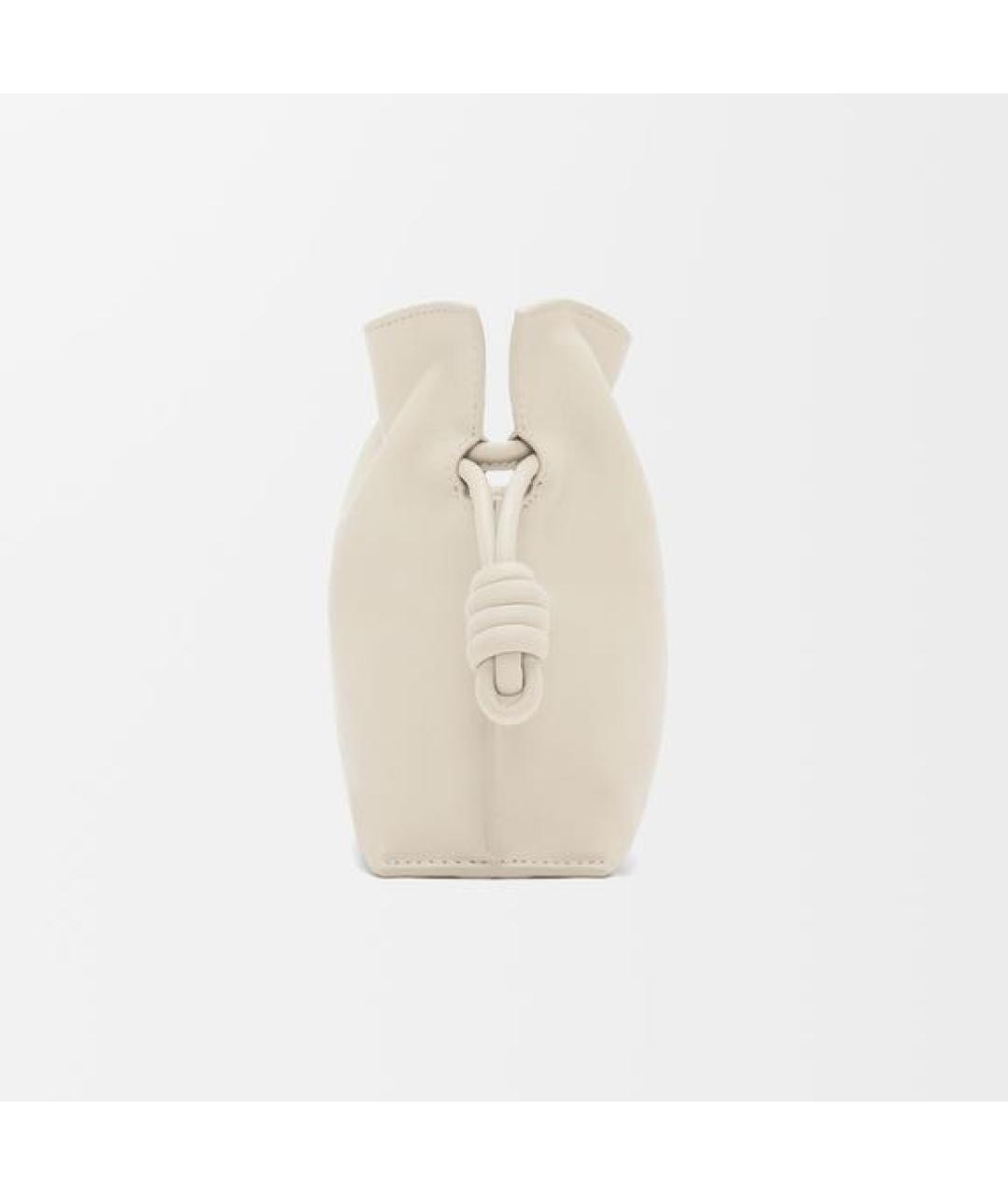 LOEWE Бежевая кожаная сумка через плечо, фото 5