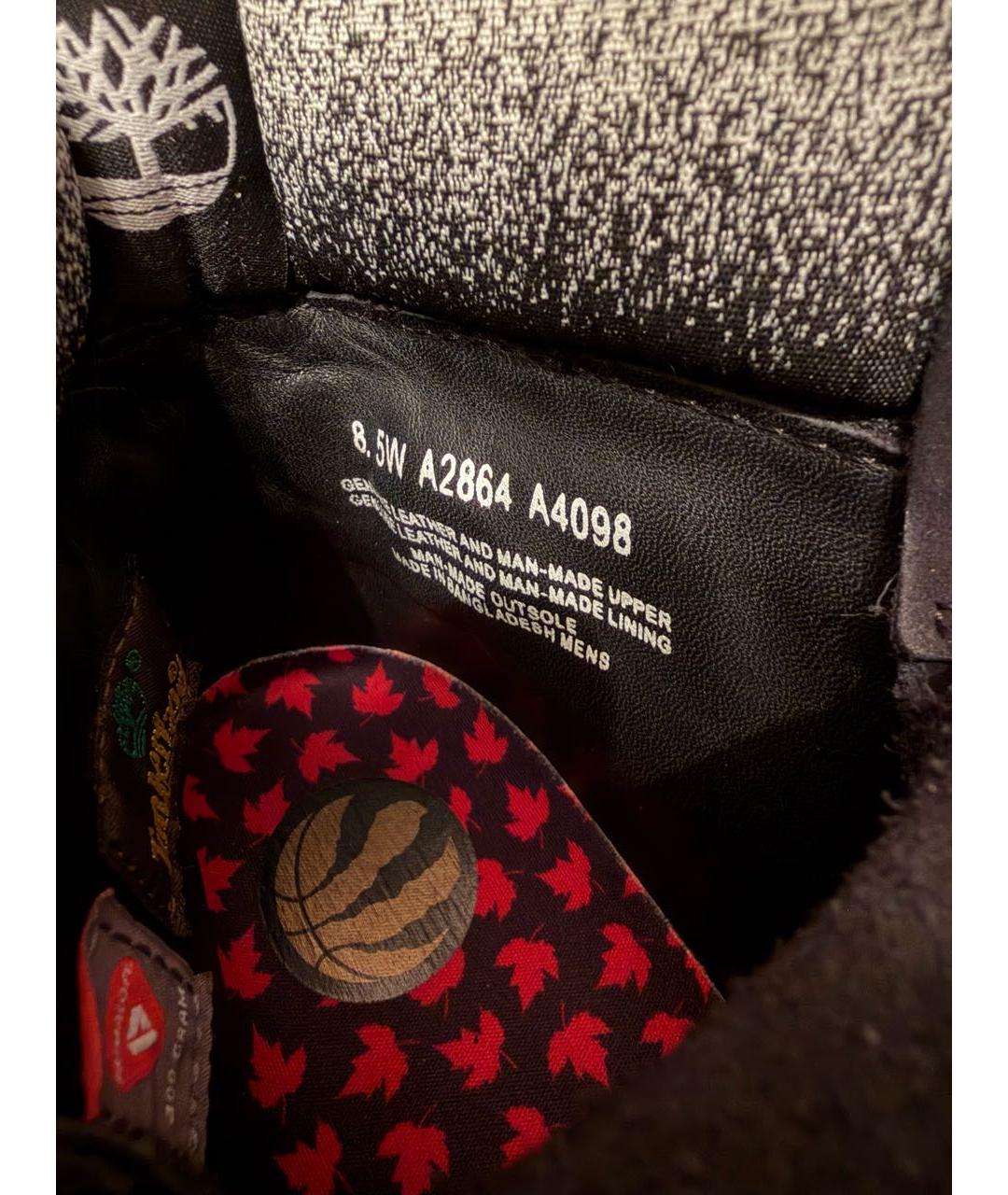 TIMBERLAND Черные нубуковые высокие ботинки, фото 7