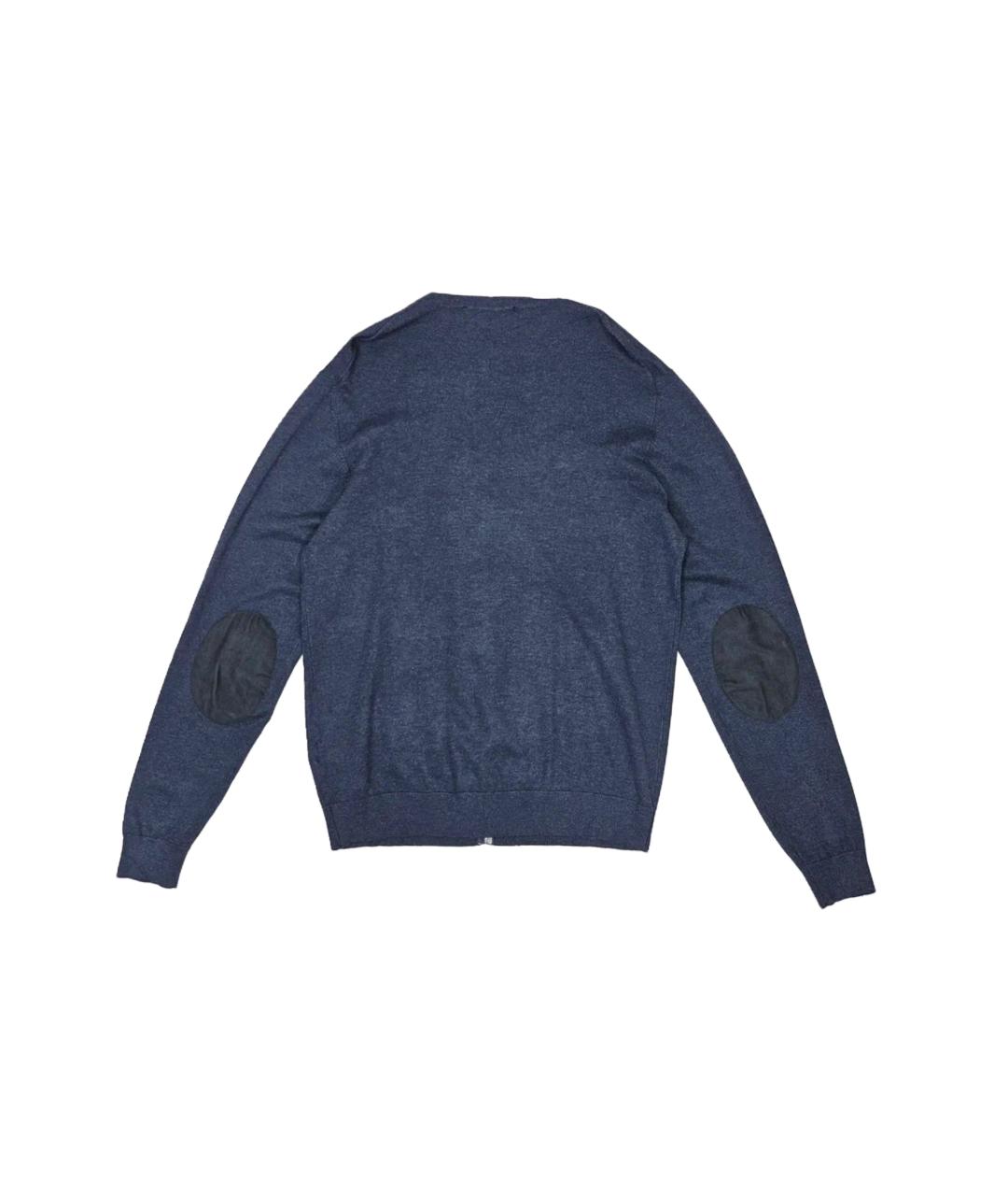 JOHN RICHMOND Синий вискозный кардиган, фото 2